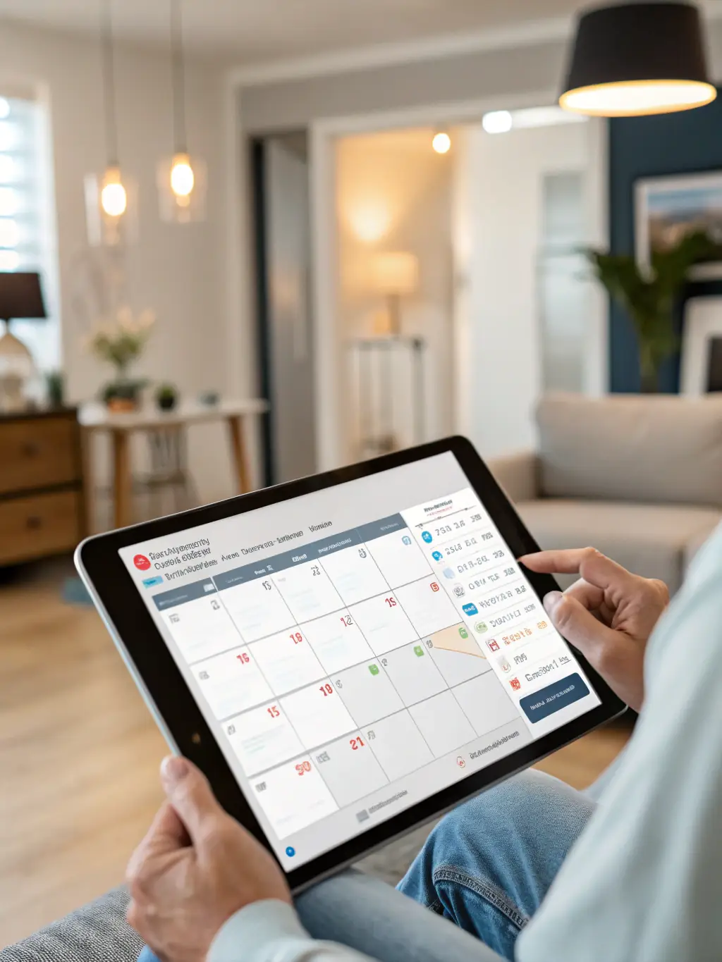 A digital platform interface connecting homeowners with Ace Core Group's home repair service providers, highlighting ease of access and service delivery.
